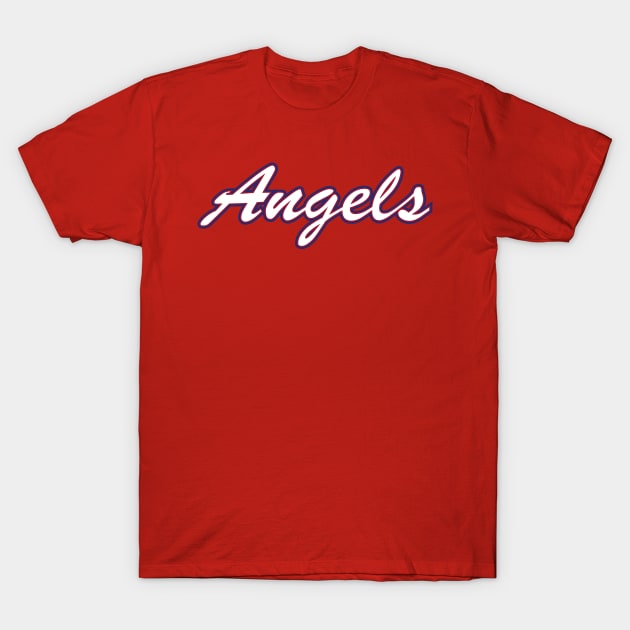 Angels Script – white T-Shirt by SHAngelsShop